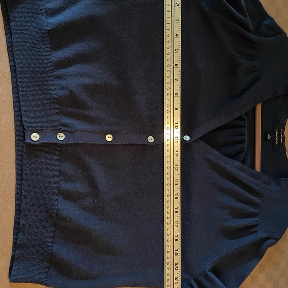 Lands' End Women's Navy Sweater - Picture 4 of 5